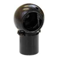 Gas strut ball end. Metal socket and clip 8mm shaft (x2)