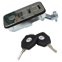 Small chrome pop lock key 065