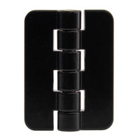 Blind mount black hinge stainless steel pin 54mm x 40mm (2 pack)